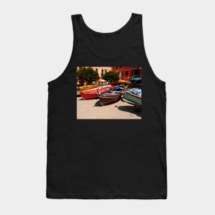 Little Italian Boats Tank Top